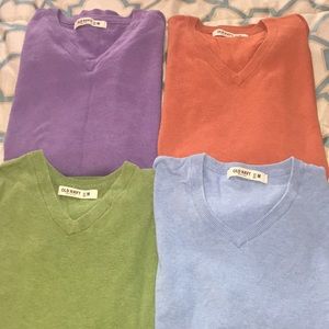 Old navy long sleeve v neck sweater bundle